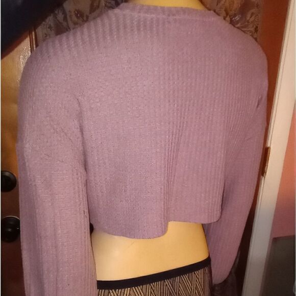 SHEIN long sleeve crop top NWOT, XS - Picture 5 of 6